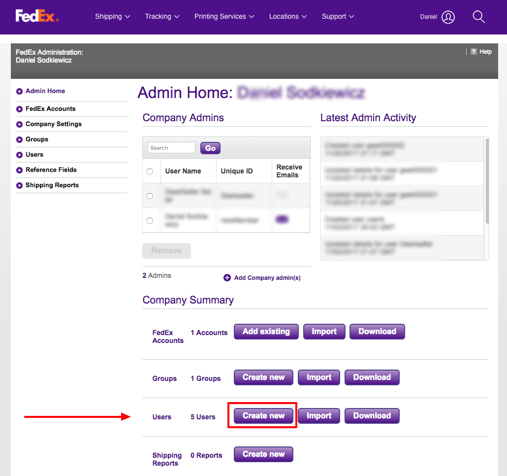 fedex ground tracking id