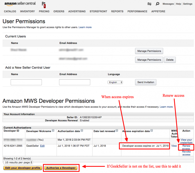 amazon mws scratchpad purge and replace