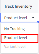 BigCommerce inventory tracking