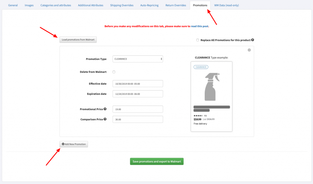 Walmart Promotions GeekSeller Support