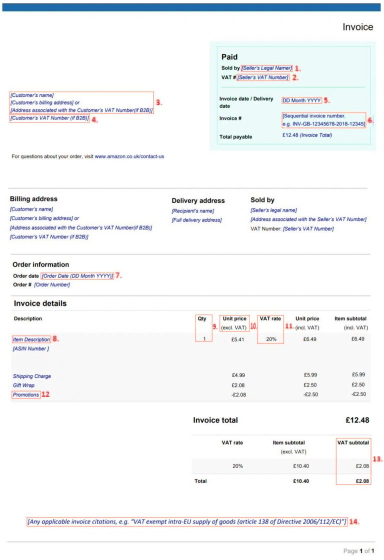 A Value Added Tax VAT Invoice GeekSeller Support A Value Added Tax VAT Invoice GeekSeller Support